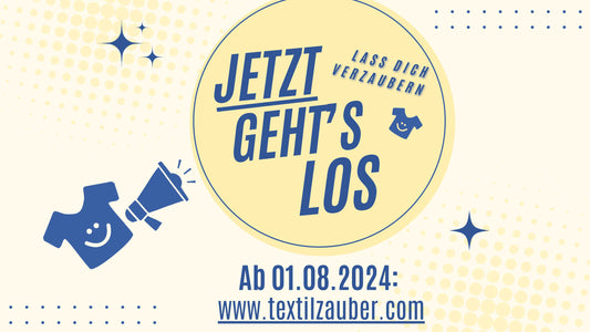 Eröffnung des Textilzauber Online-Shops am 01.08.2024