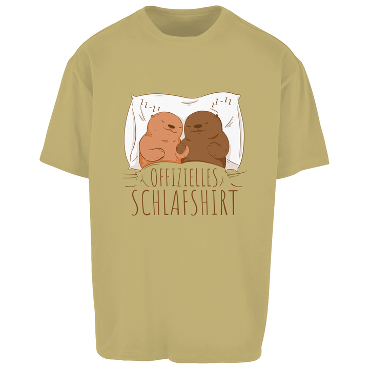Otter Pärchen 2 Oversize Schlafshirt