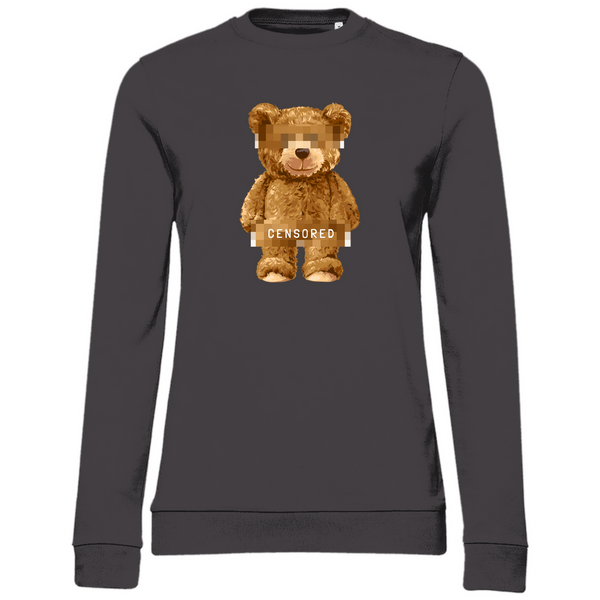Zensierter Teddy - Damen Sweatshirt