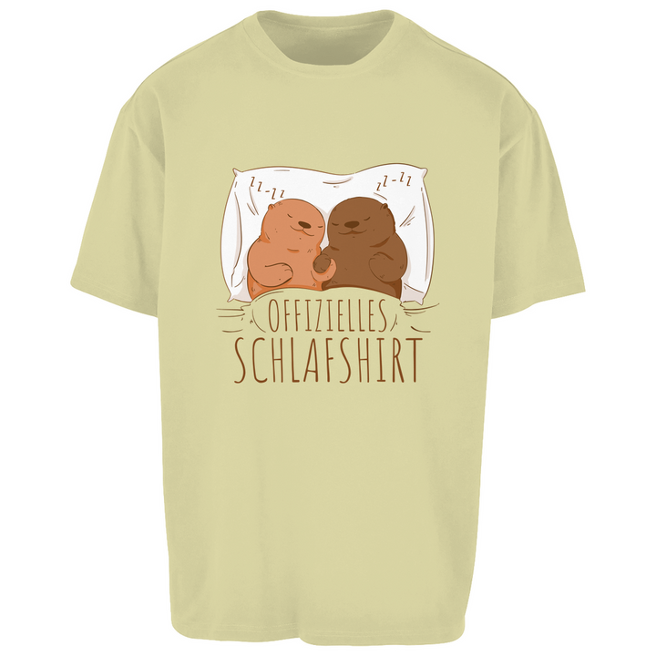 Otter Pärchen 2 Oversize Schlafshirt