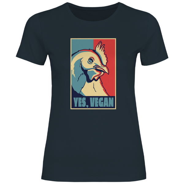 Yes, Vegan Huhn - Damen T-Shirt
