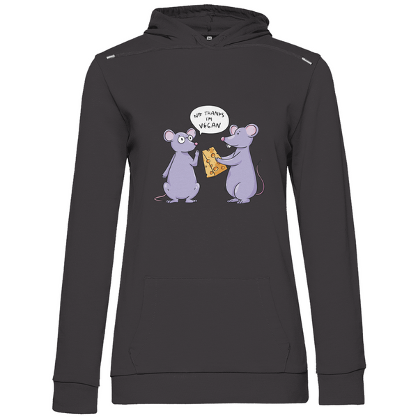 Vegane Maus Comic - Damen Hoodie