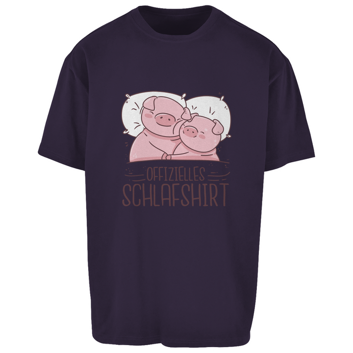 Schweinchen Oversize Schlafshirt
