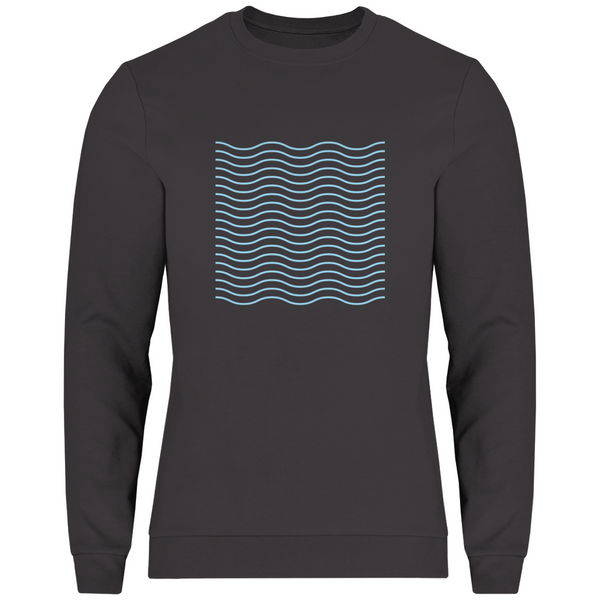 Wellenmuster - Herren Sweatshirt