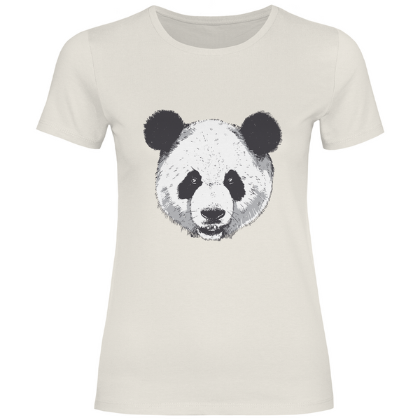 Panda Gesicht - Damen T-Shirt