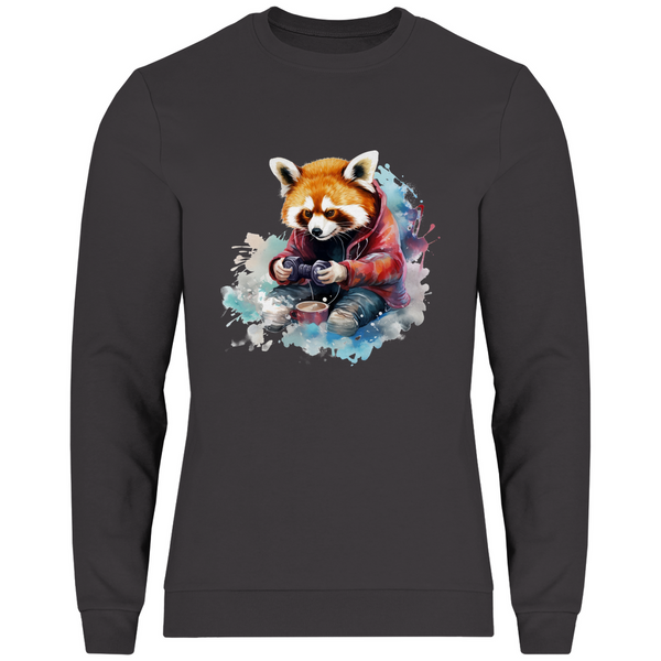 Roter Panda Gamer - Herren Sweatshirt