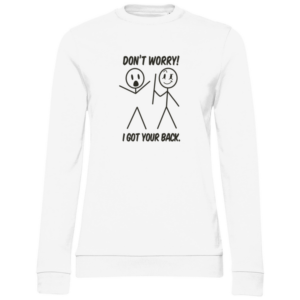 Rückendeckung - Damen Sweatshirt