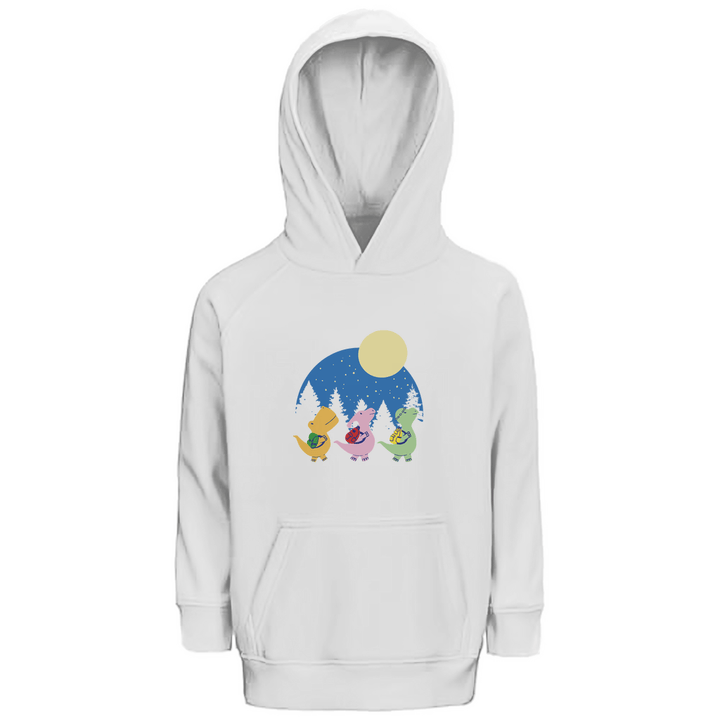 3 Dinos Premium Bio Kinderhoodie - Textilzauber