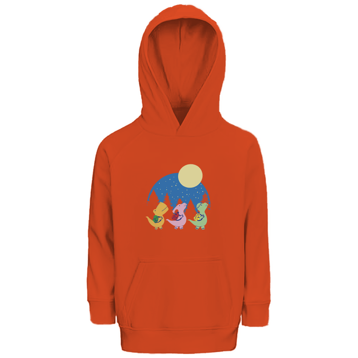 3 Dinos Premium Bio Kinderhoodie - Textilzauber