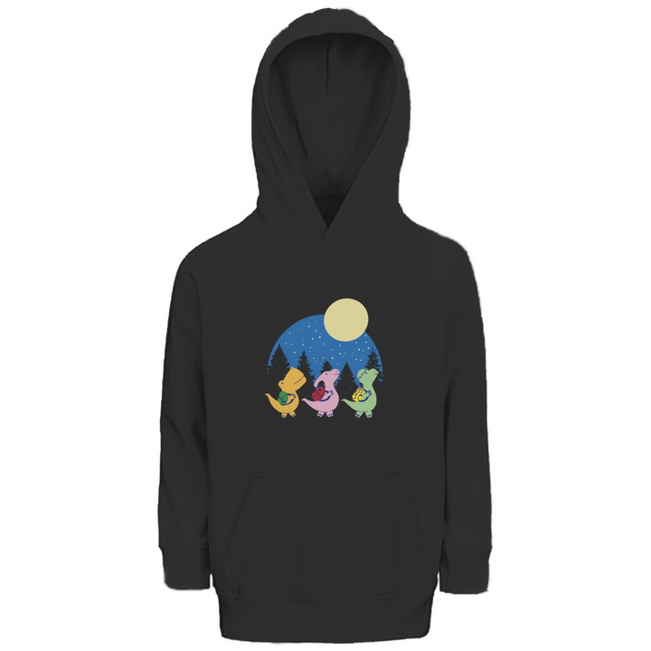3 Dinos Premium Bio Kinderhoodie - Textilzauber