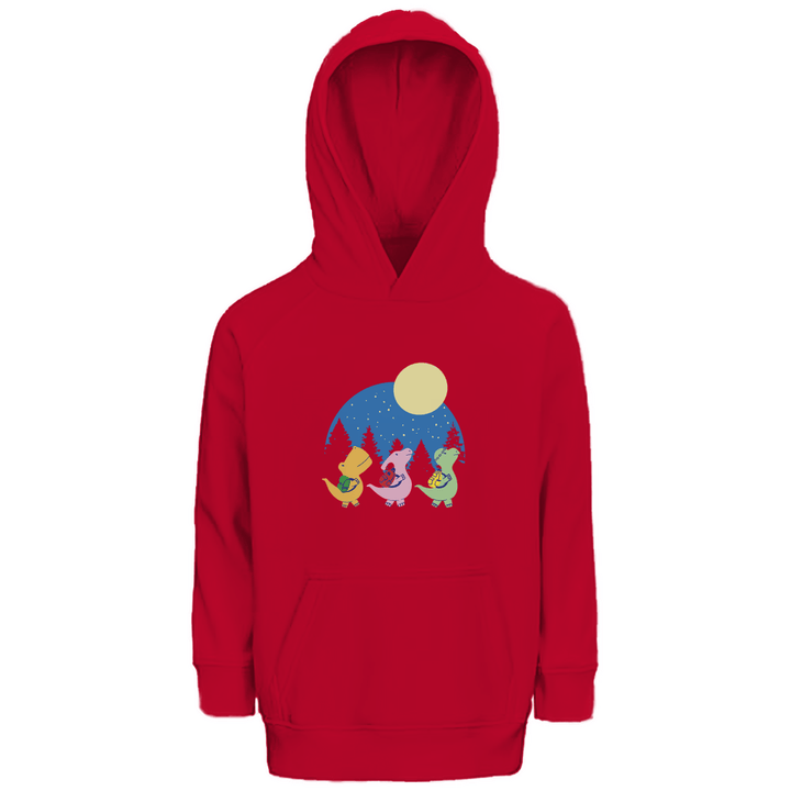3 Dinos Premium Bio Kinderhoodie - Textilzauber