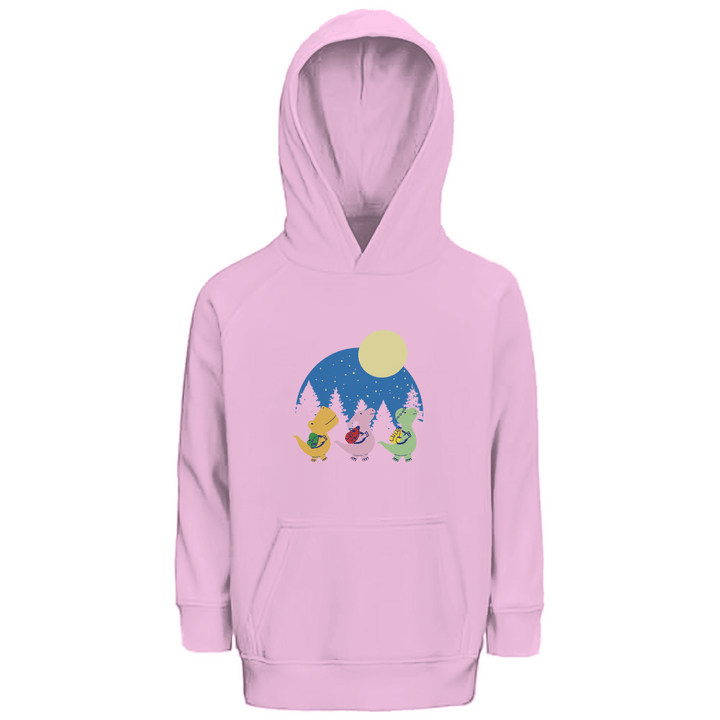 3 Dinos Premium Bio Kinderhoodie - Textilzauber