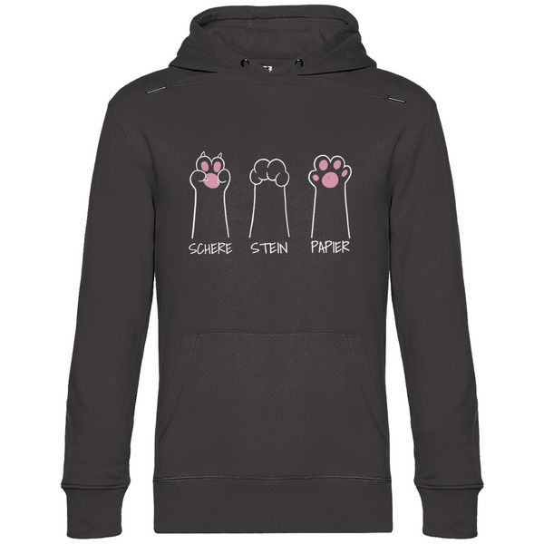 Schere Stein Papier Cat-Edition - Herren Hoodie