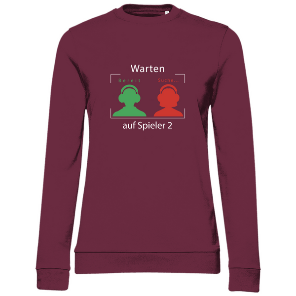 Warten auf Spieler 2 - Damen Sweatshirt
