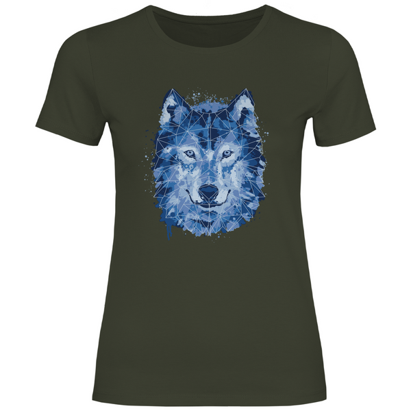 Polygon Wolf - Damen T-Shirt