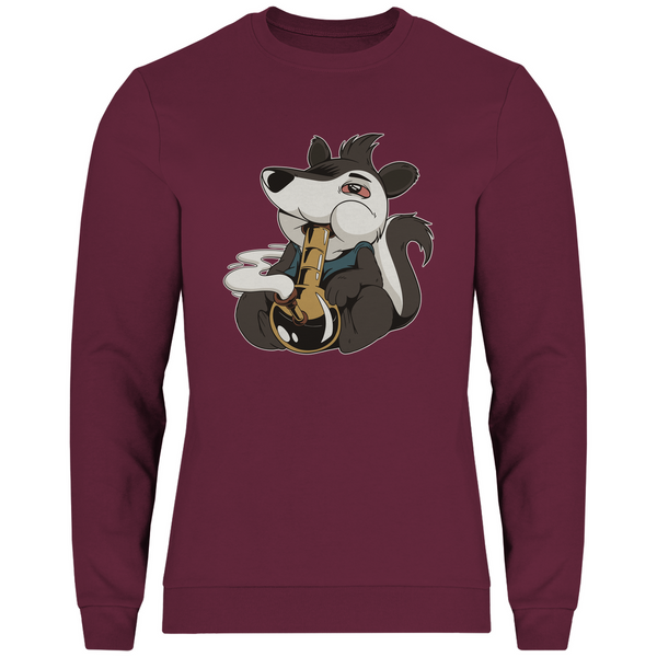Skunk mit Bong - Herren Sweatshirt