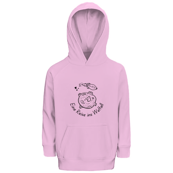 Reise ins Weltall - Premium Bio Kinderhoodie