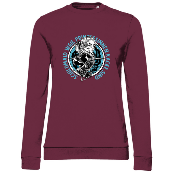Schildmaid statt Prinzessin - Damen Sweatshirt