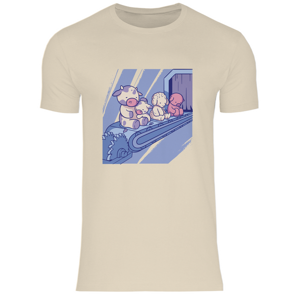 Tiere auf Fließband - Herren T-Shirt