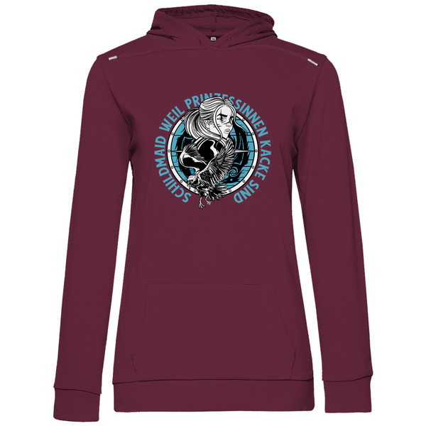 Schildmaid statt Prinzessin - Damen Hoodie