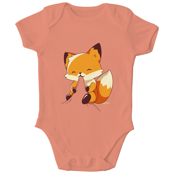 Verspielter Fuchs - Bio Baby-Body