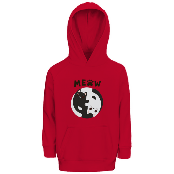 Yin-Yang Katzen - Premium Bio Kinderhoodie