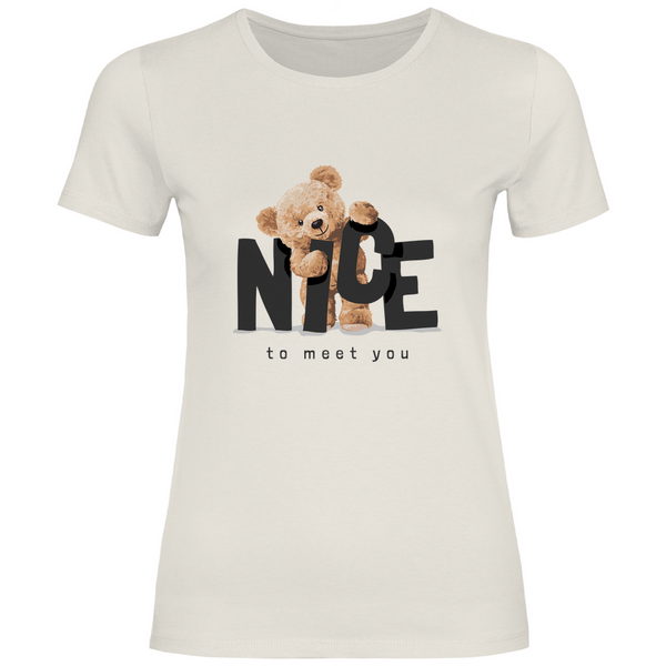 Willkommens Teddy - Damen T-Shirt