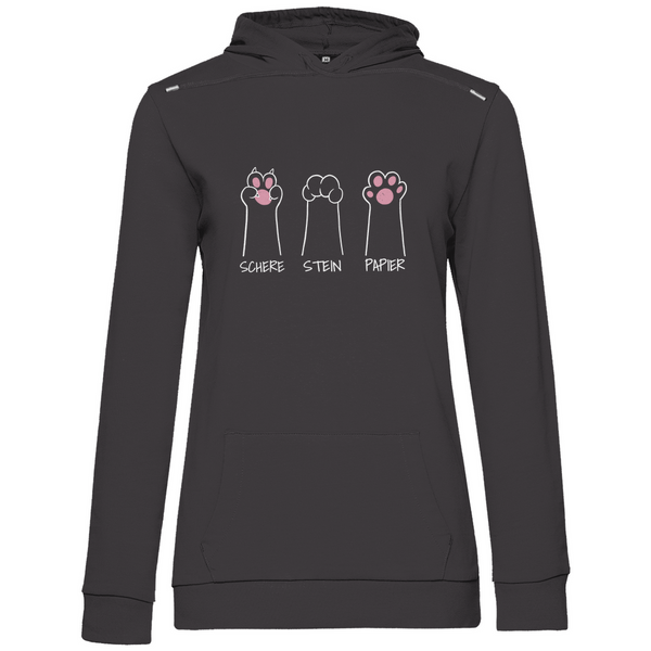 Schere Stein Papier Cat-Edition - Damen Hoodie
