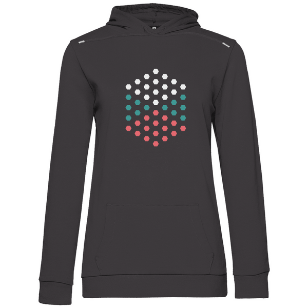 Sechseck Muster - Damen Hoodie