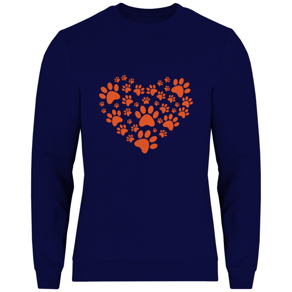 Pfoten-Herz - Herren Sweatshirt
