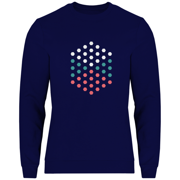 Sechseck Muster - Herren Sweatshirt