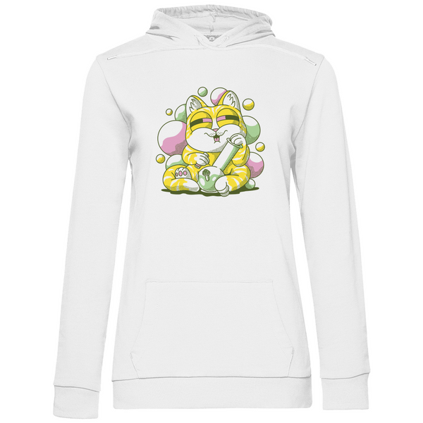 Stoner Katze - Damen Hoodie