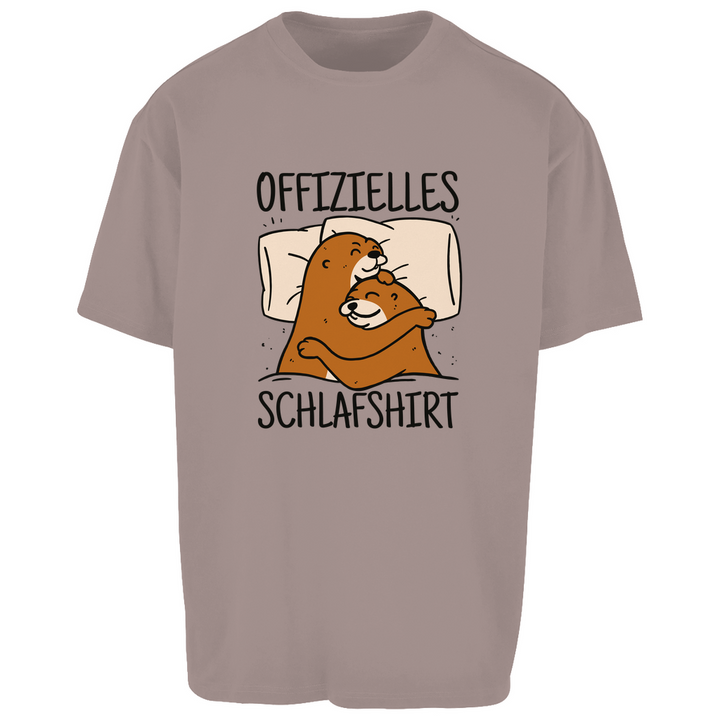 Otter Pärchen Oversize Schlafshirt