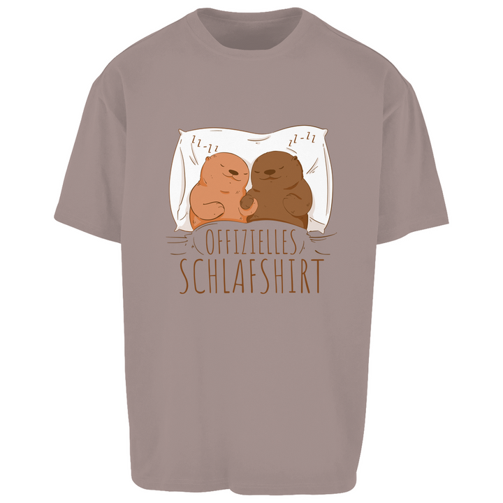 Otter Pärchen 2 Oversize Schlafshirt
