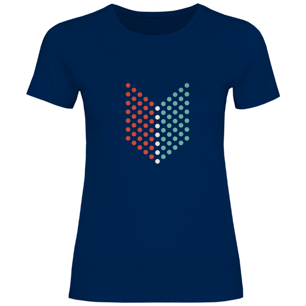 Punktmuster - Damen T-Shirt
