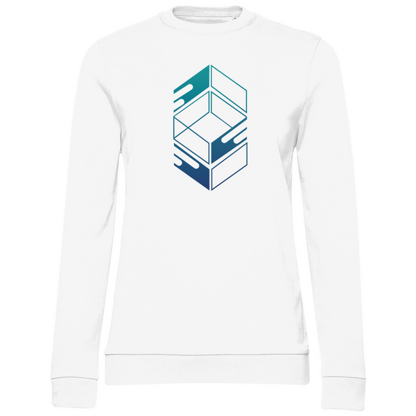 Würfel Illusion - Damen Sweatshirt