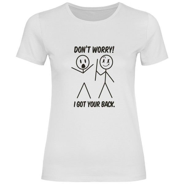 Rückendeckung - Damen T-Shirt