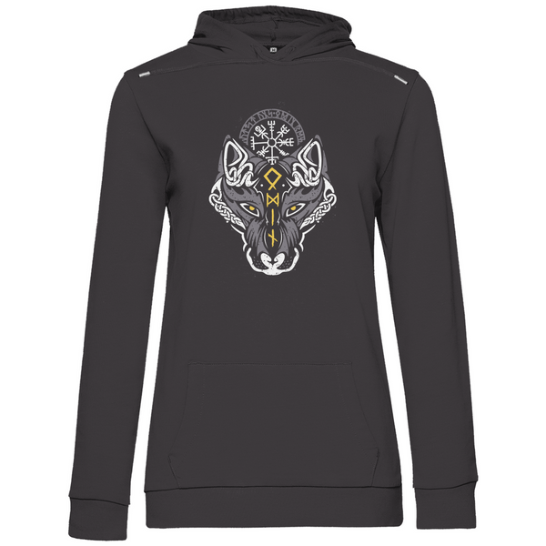 Vegvisir Wolf - Damen Hoodie