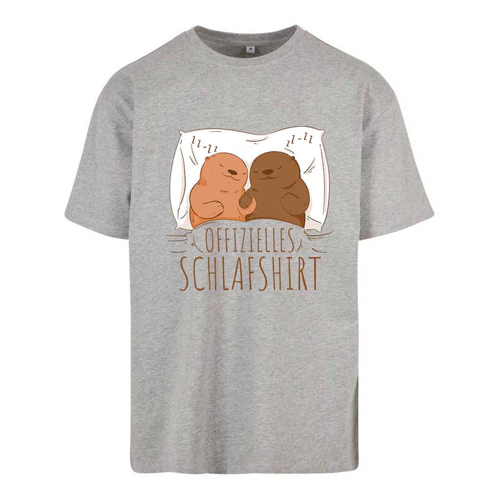 Otter Pärchen 2 Oversize Schlafshirt