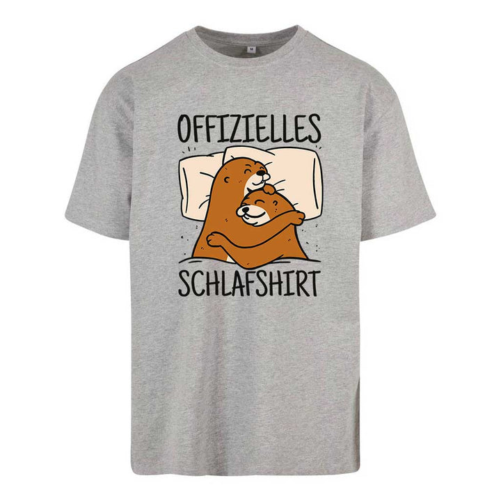 Otter Pärchen Oversize Schlafshirt