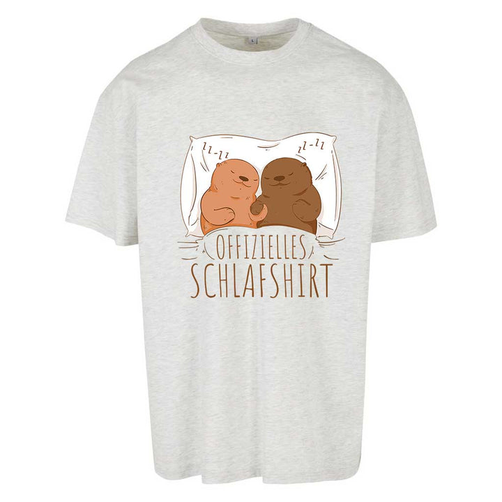 Otter Pärchen 2 Oversize Schlafshirt