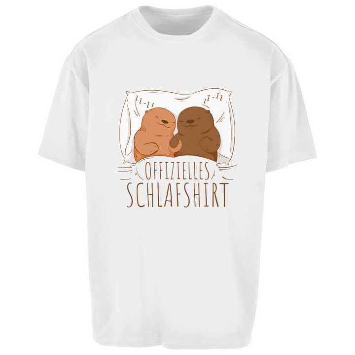 Otter Pärchen 2 Oversize Schlafshirt