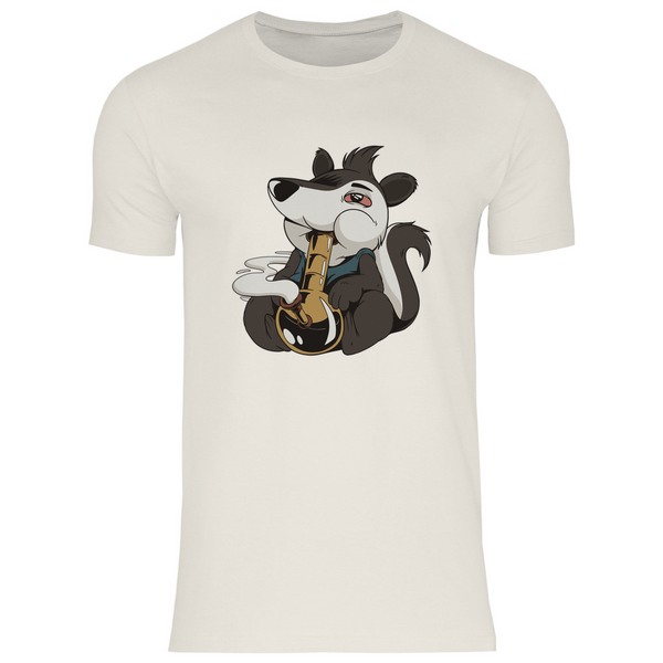 Skunk mit Bong - Herren T-Shirt