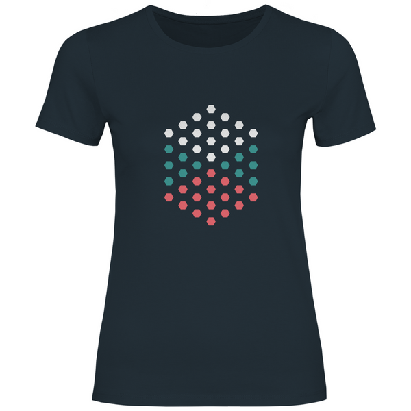 Sechseck Muster - Damen T-Shirt