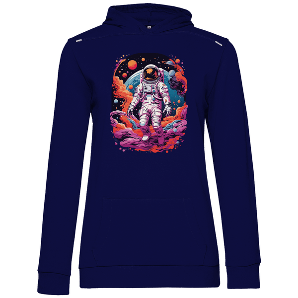 Abenteuer Astronaut - Damen Hoodie - Textilzauber