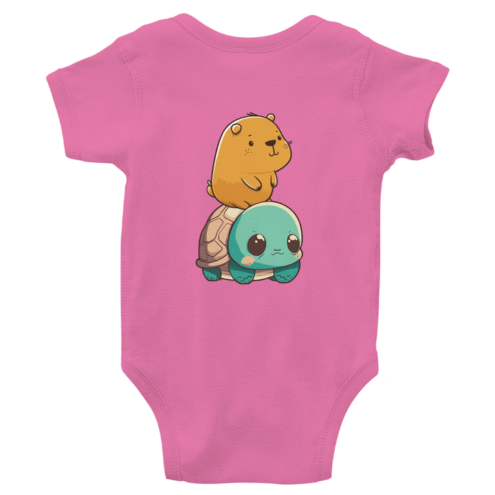 Abenteuerfreunde - Bio Baby - Body mit Rückendruck - Textilzauber