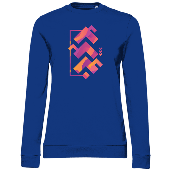 Abstrakte Formen - Damen Sweatshirt - Textilzauber