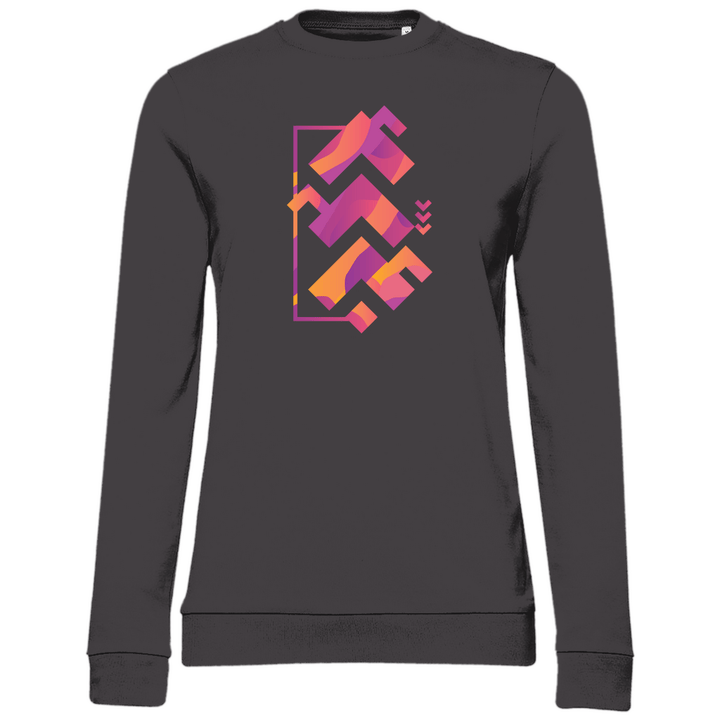 Abstrakte Formen - Damen Sweatshirt - Textilzauber