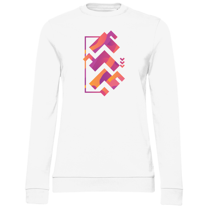 Abstrakte Formen - Damen Sweatshirt - Textilzauber