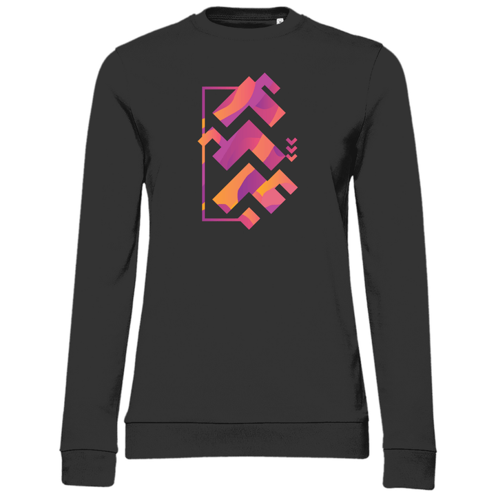 Abstrakte Formen - Damen Sweatshirt - Textilzauber